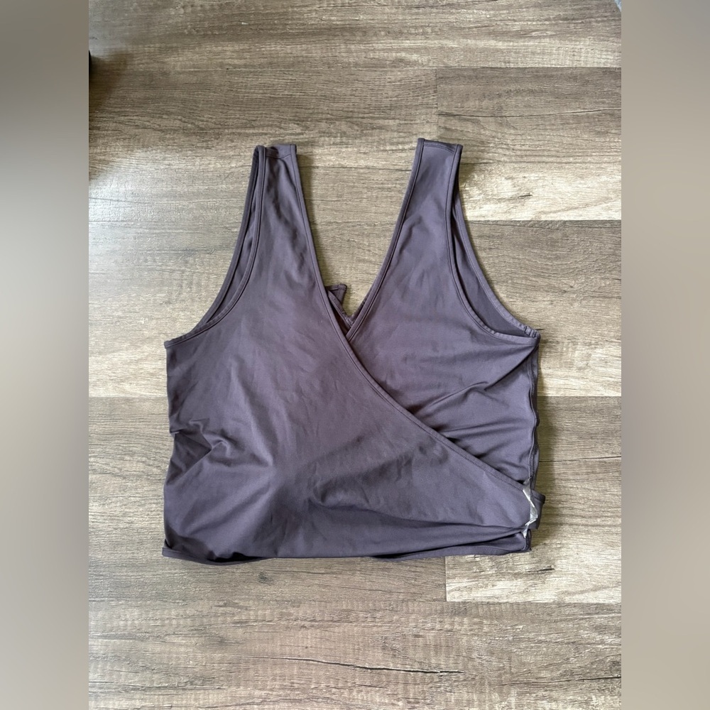 Lululemon Twist Me Up Tank Women’s Grey/plum colour - Picture 4 of 7